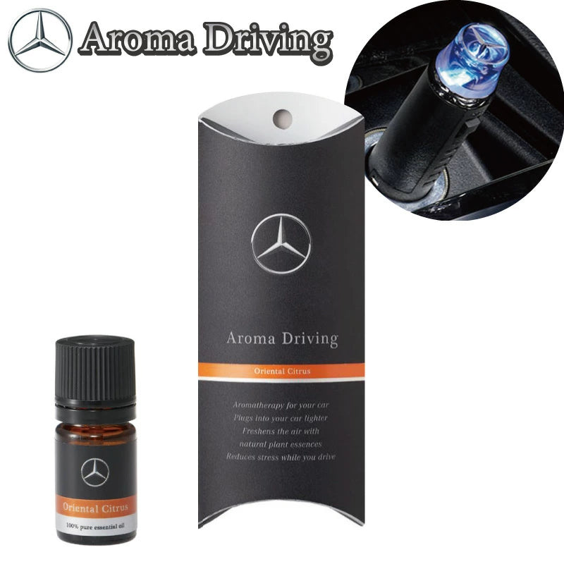 Mercedes-Benz メルセデス・ベンツ 純正 アロマドライビング オリエンタルシトラス ディフューザー・エッセンシャルオイル・パッド セット