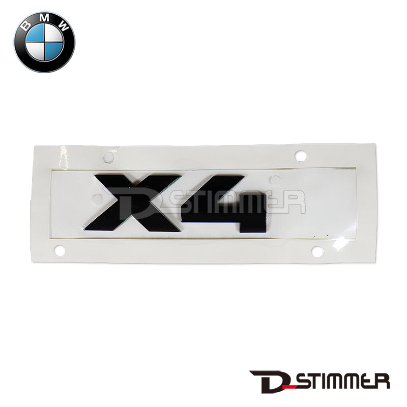 BMW ビーエムダブリュー 純正品 X4 リアエンブレム ブラック 51142472834