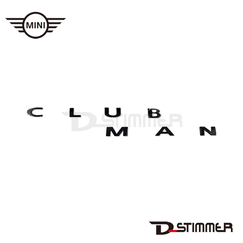 MINI ミニ 純正品 リアエンブレム セット Clubman ブラック 51149852050 + 51149852053