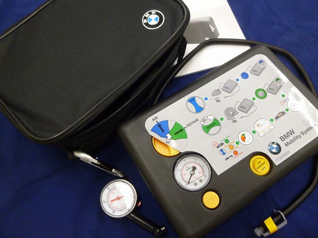BMW 純正アクセサリー BMWモビリティ・セットコンプレッサー・パンク修理剤 71102333674