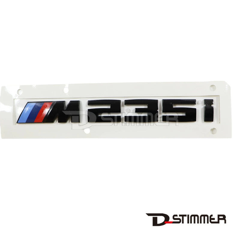 BMW ビーエムダブリュー 純正品 M235i M Performance リヤ エンブレム グロスブラック 51142472853