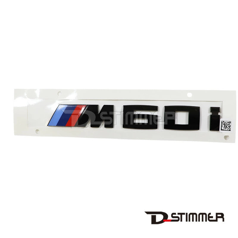 BMW ビーエムダブリュー 純正品 M60i リアエンブレム ブラック 51145A722F4