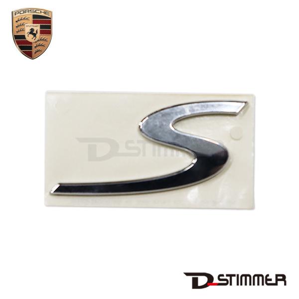 PORSCHE ポルシェ 純正品 リアエンブレム 95B853675A