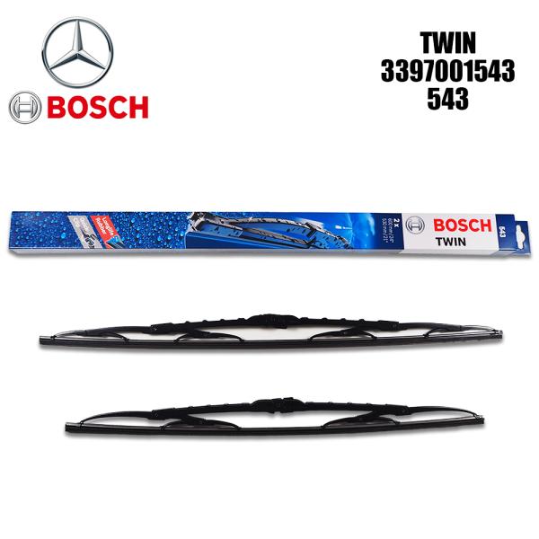 Mercedes-Benz メルセデス・ベンツ 優良品 BOSCH ボッシュ フロントワイパーブレード左右セット 3397001543 純正品番:9038200045 543 Twin ツイン