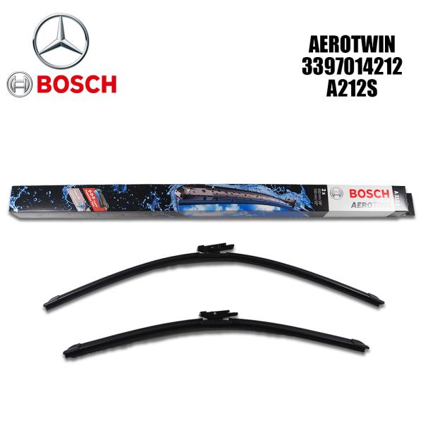 Mercedes-Benz メルセデス・ベンツ 優良品 BOSCH フロント ワイパーブレード 左右セット 3397014212 A212S 純正品番:2228201345 AEROTWIN