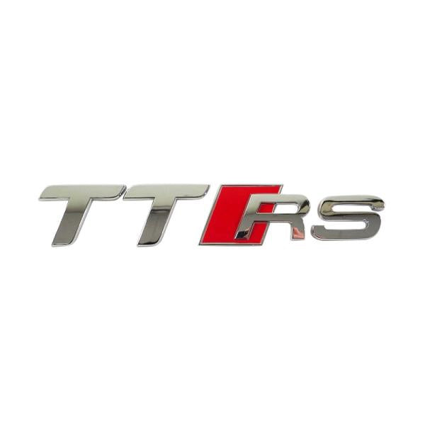 AUDI（アウディ）エンブレム”TTRS”（純正品・新品）AUDI/TTRS純正番号:8J0853735A2ZZ