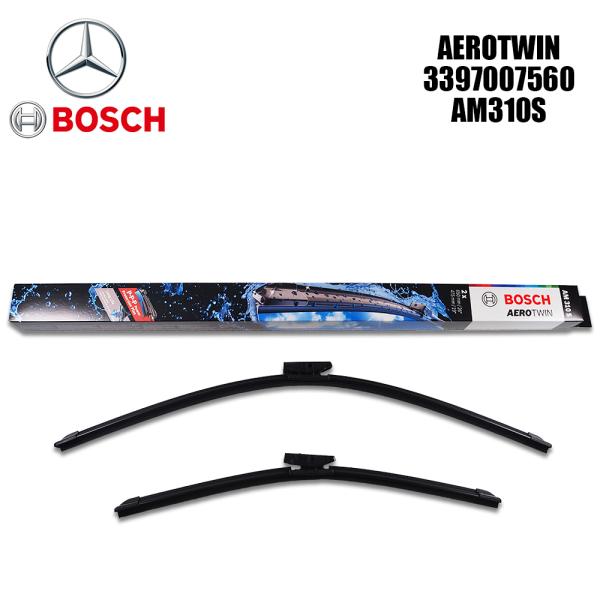 Mercedes-Benz メルセデス・ベンツ 優良品 BOSCH フロントワイパーブレード Bクラス W246 3397007560 AM310S AEROTWIN 純正品番:2468201345