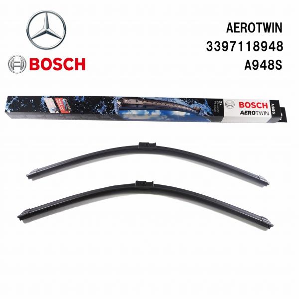 Mercedes-Benz メルセデス・ベンツ 優良品 BOSCH フロントワイパーブレード 3397118948 A948S AEROTWIN 純正品番:2118202945