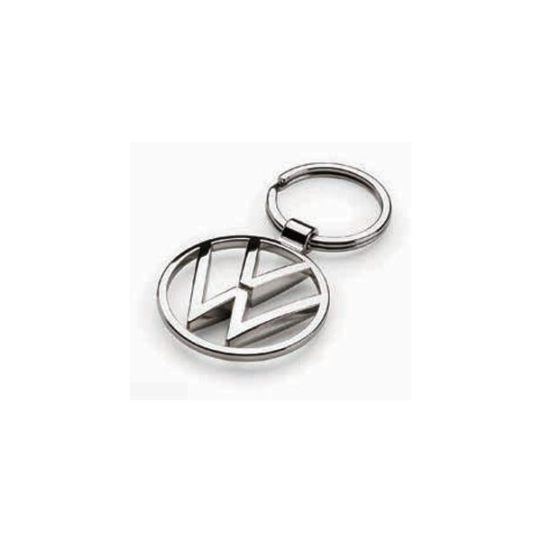☆ Volkswagen フォルクスワーゲン 純正アクセサリー キータグ ロゴシルバー 000087010BN