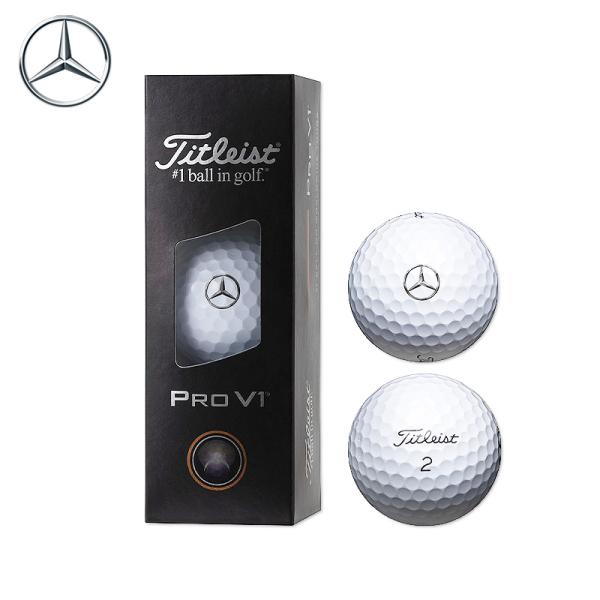 ☆ Mercedes-Benz x Titleist 純正 ゴルフボール Pro V1 2025 3個セット B9B906250