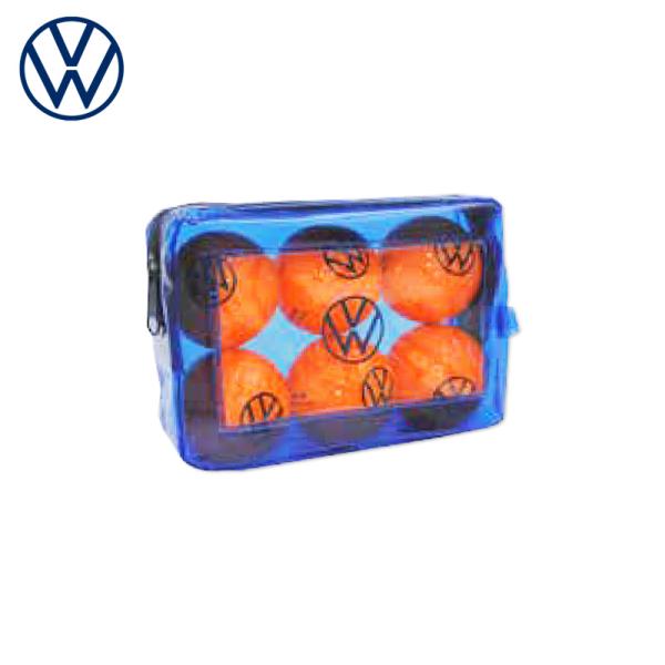 ☆ Volkswagen フォルクスワーゲン 純正アクセサリー ゴルフボール 6PCS オレンジ JPMLZ1GB2ORG